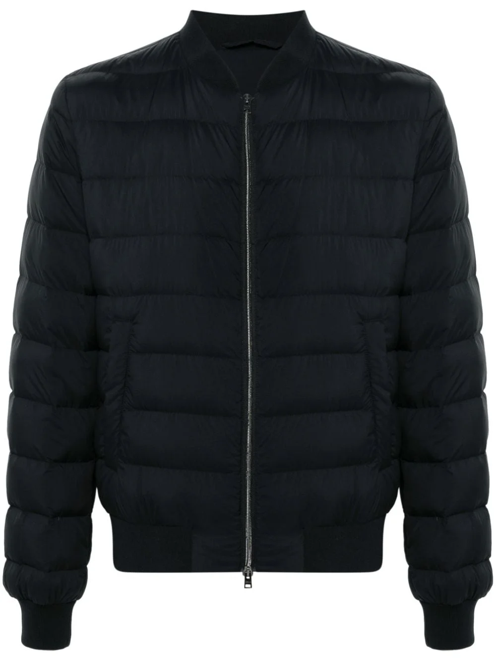 quilted padded bomber jacket - 1