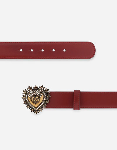 Dolce & Gabbana Devotion belt in lux leather outlook