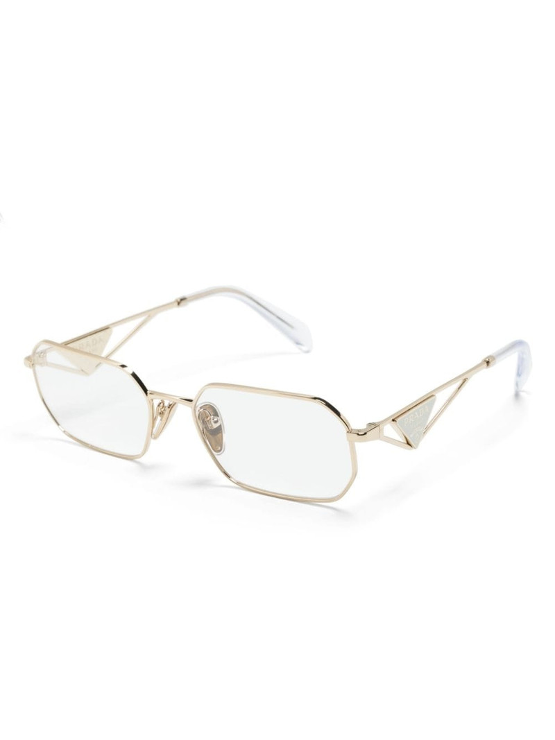 Prada geometric-frame glasses outlook