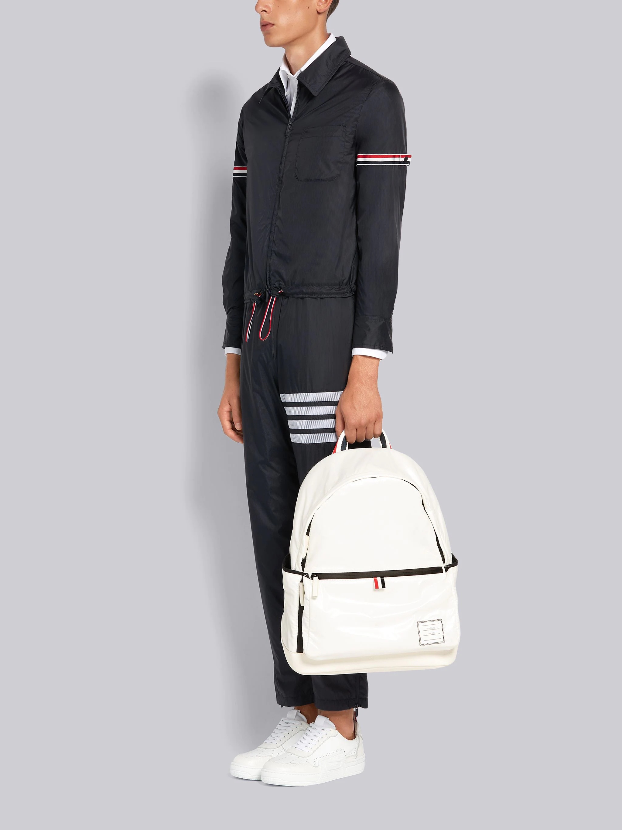 White Ripstop Backpack - 6
