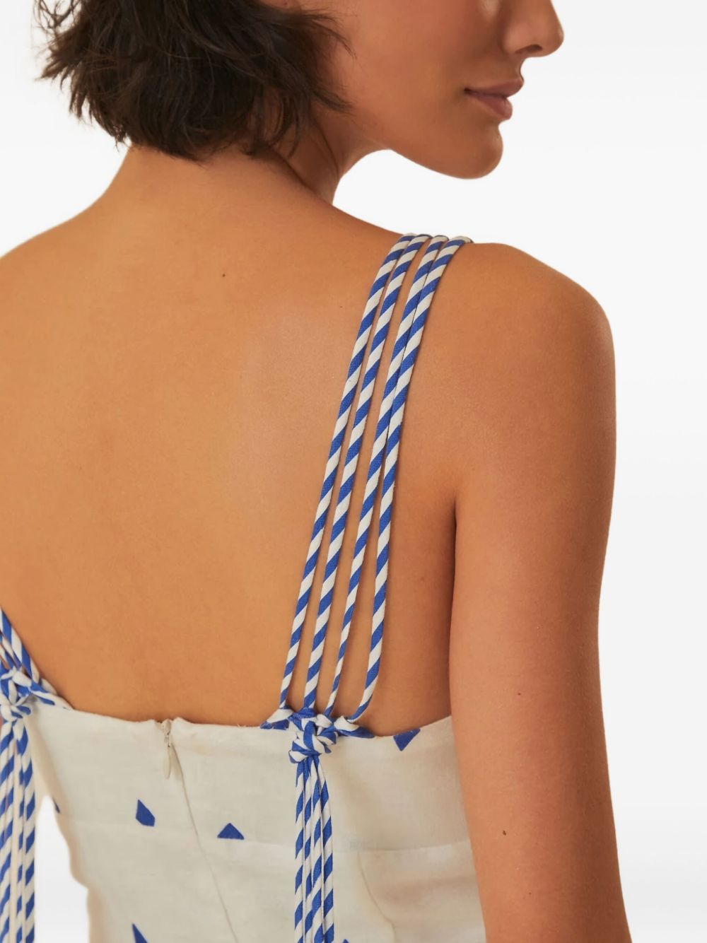 fish-print rope-strap dress - 5