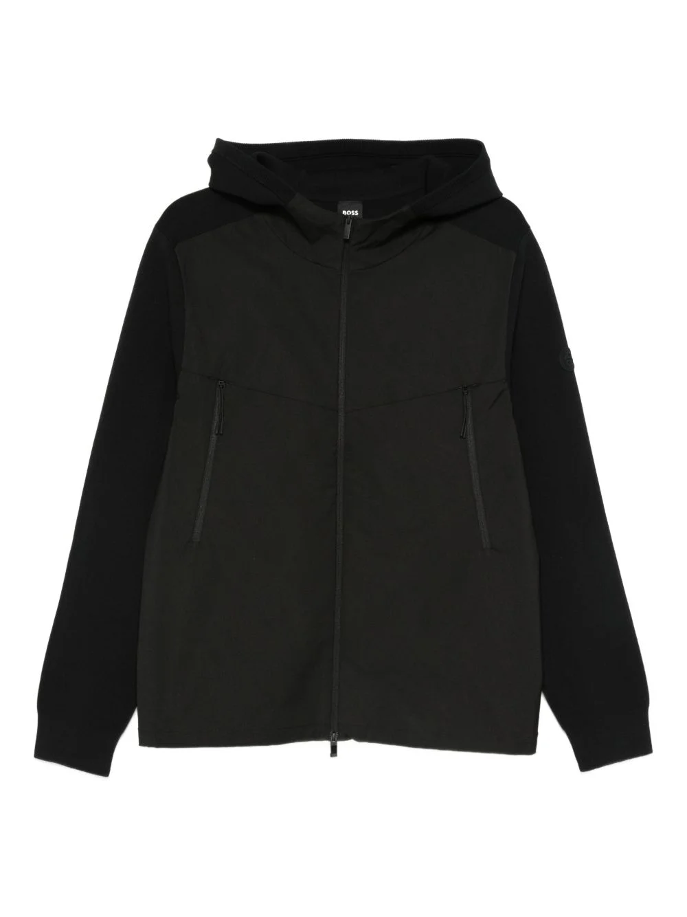 hooded zip-up jacket - 1
