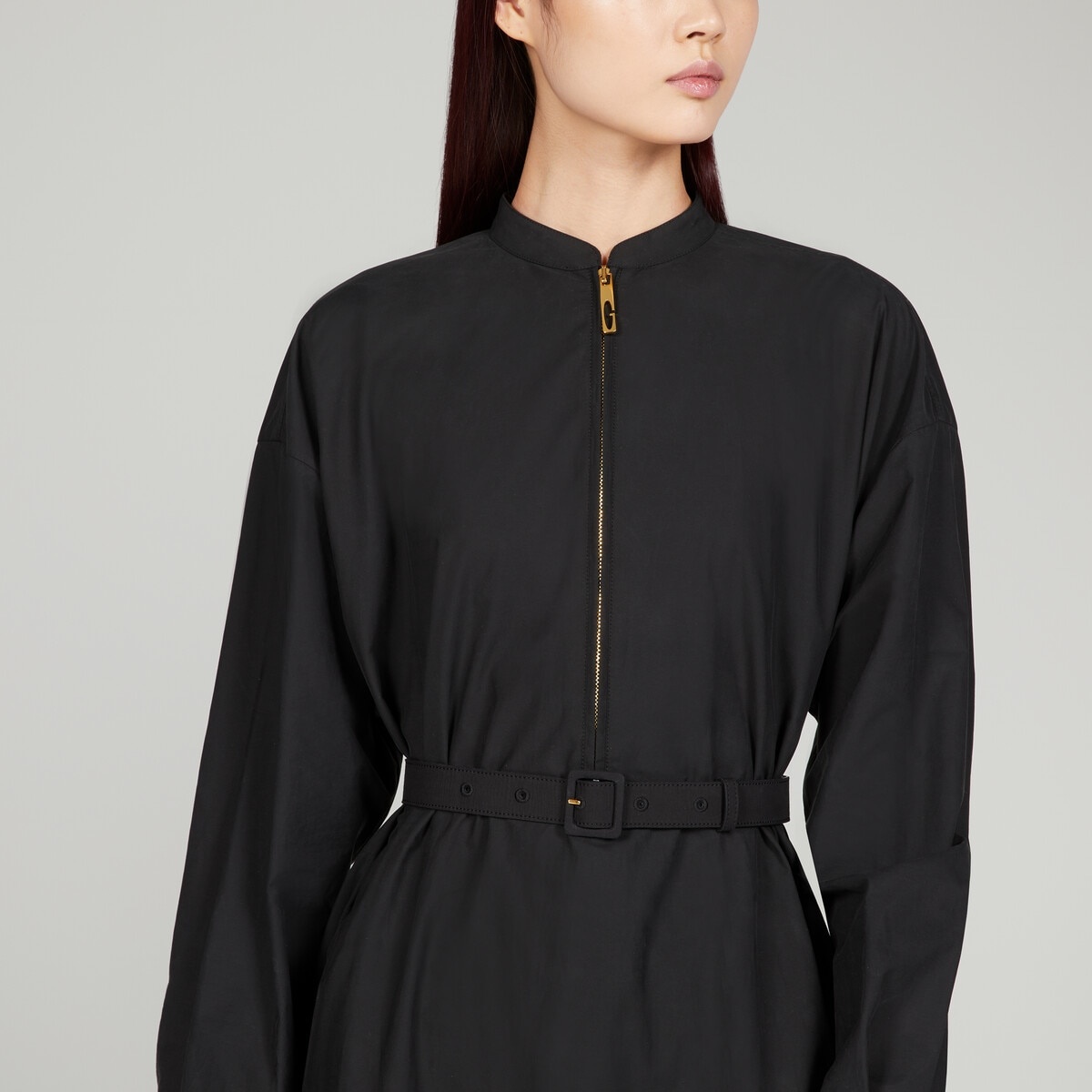 Cotton poplin maxi dress - 3