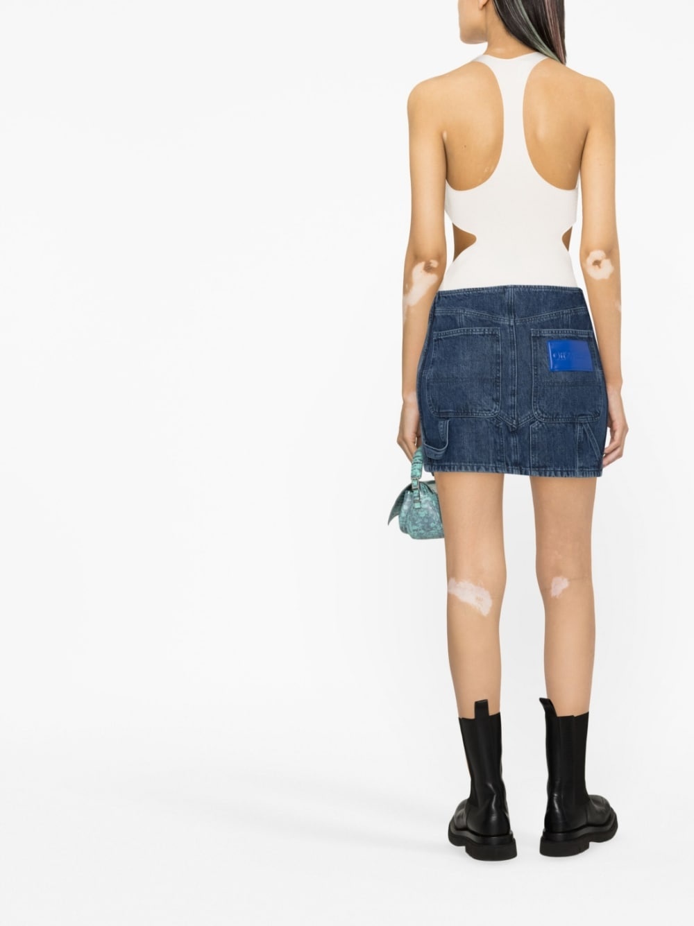 【送料&関税込】Off-White Motorcycle Miniskirt Off-White Motorcycle Miniskirt | italist