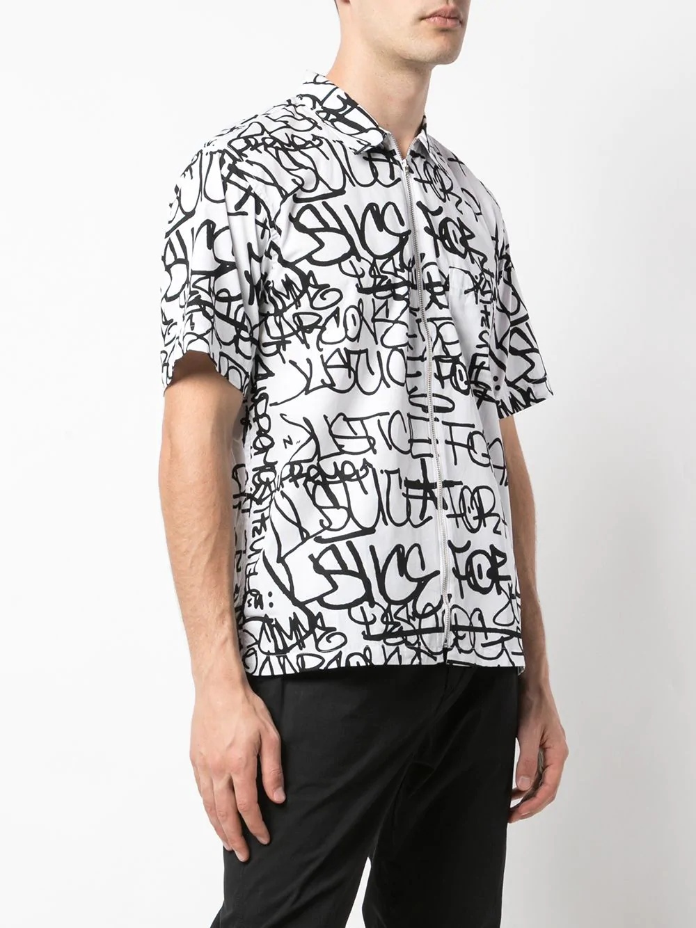 x CDG graphic print shirt - 3