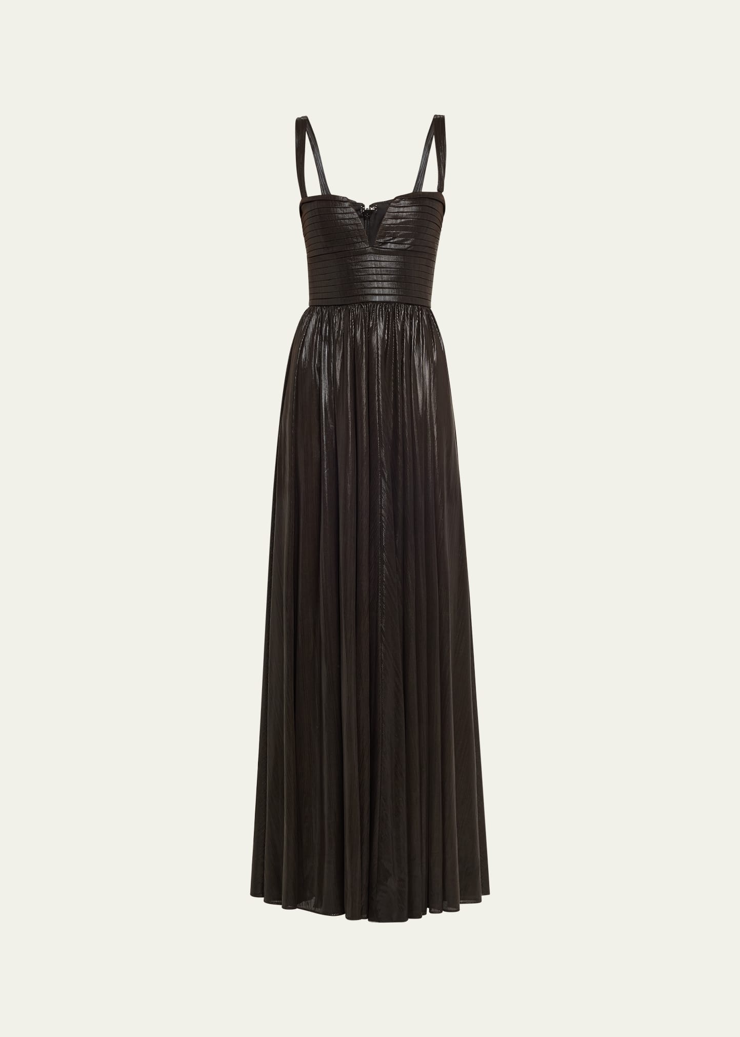 Yvonna Metallic Sleeveless Dress - 1