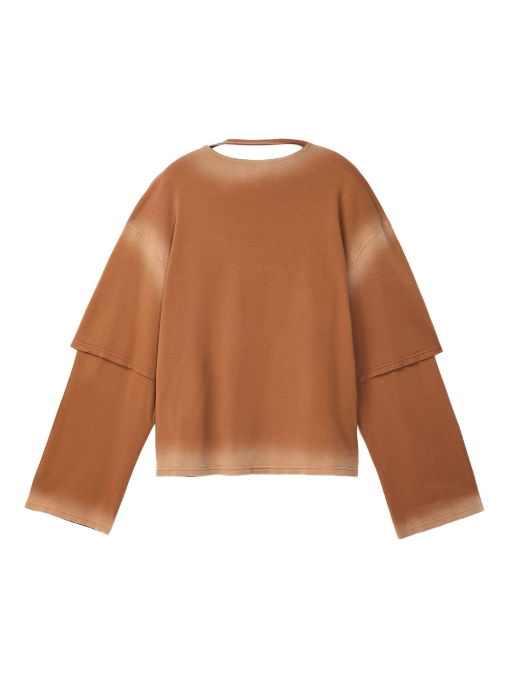 double-layered ombre T-shirt - 2