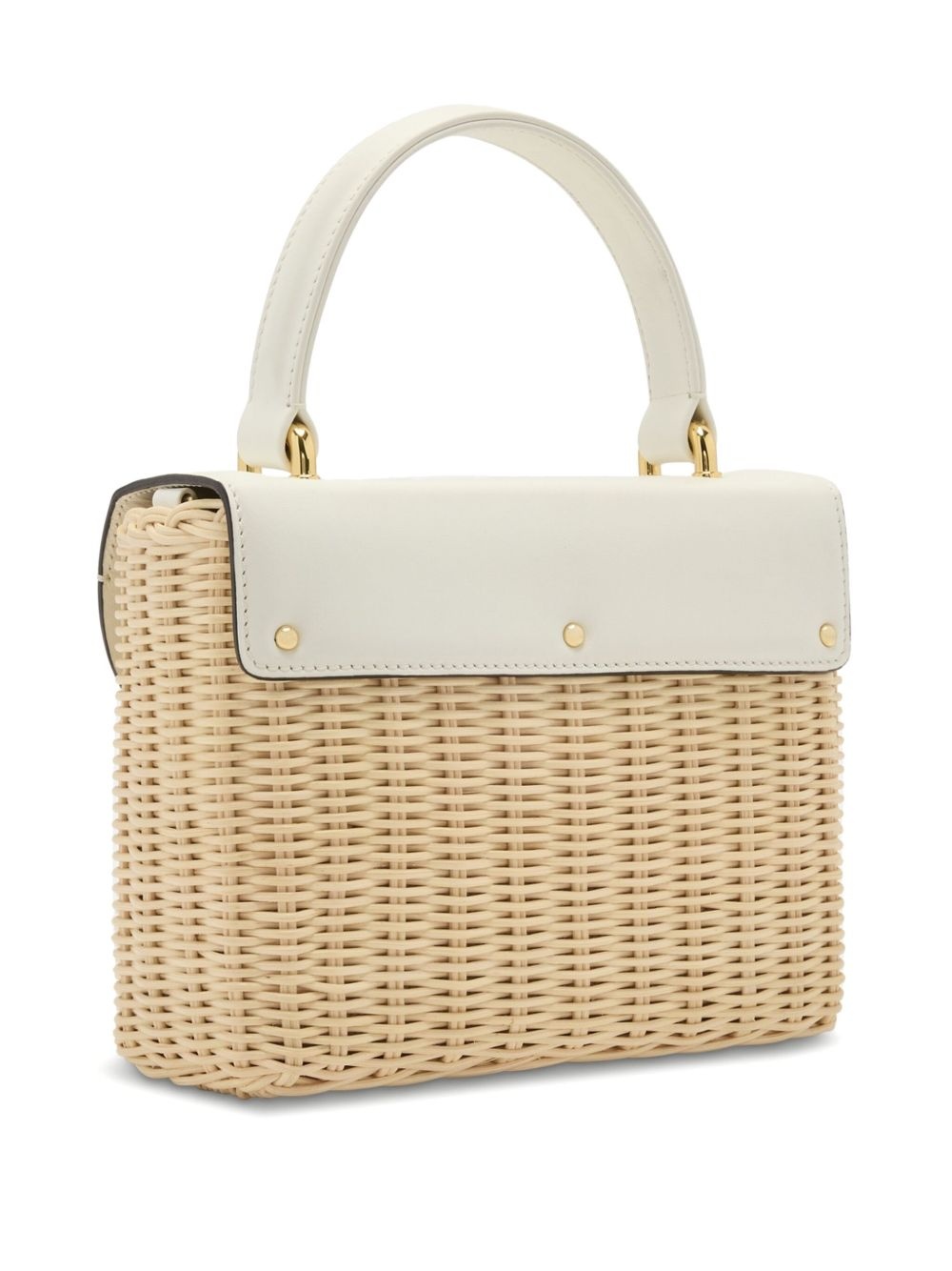 flower-appliqué tote bag - 3