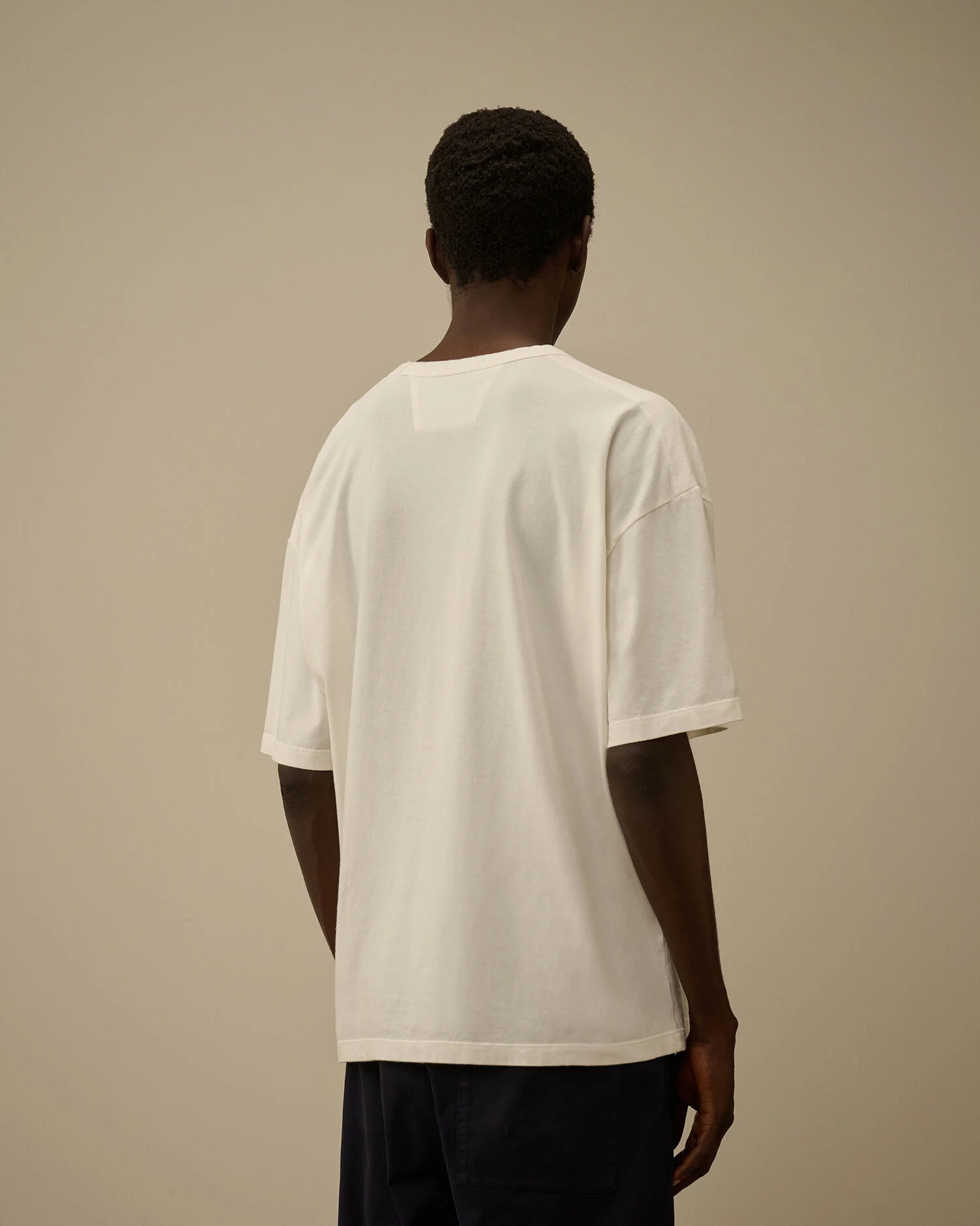 C.P. Company 20/1 Jersey Short Sleeve Boxy Chest Pocket T-Shirt