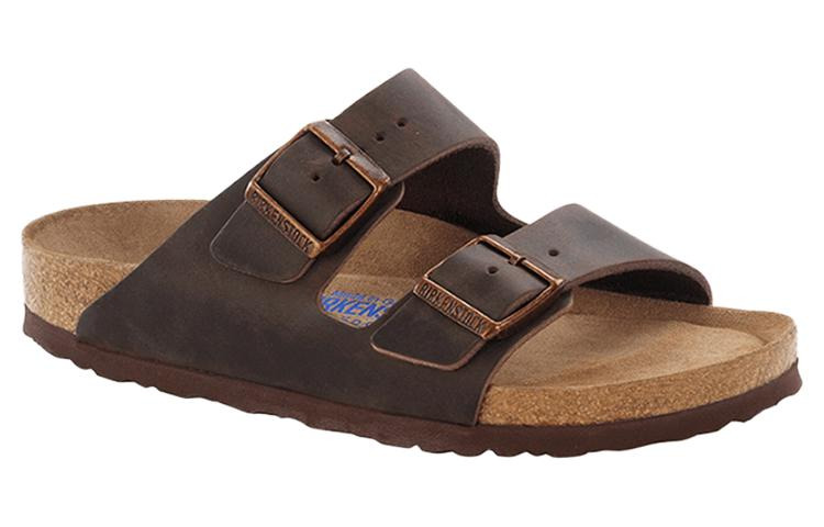 Birkenstock Arizona Soft Footbed Oiled Leather Narrow Fit 'Habana' 0452763 - 2