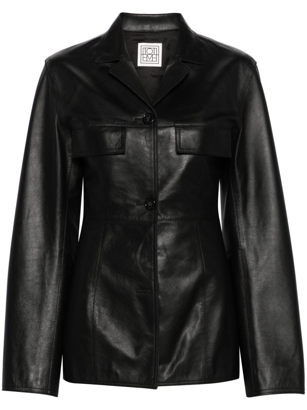 Hourglass leather jacket - 1