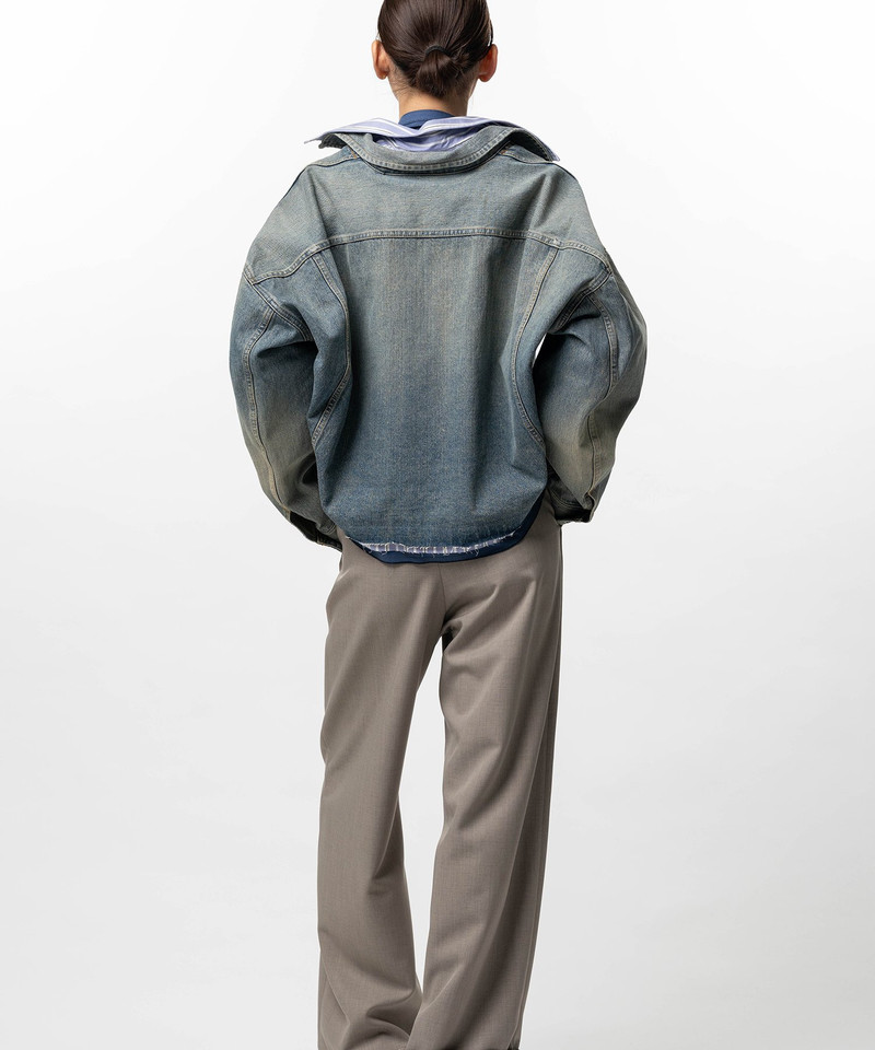 Triple Layered Denim Jacket 10