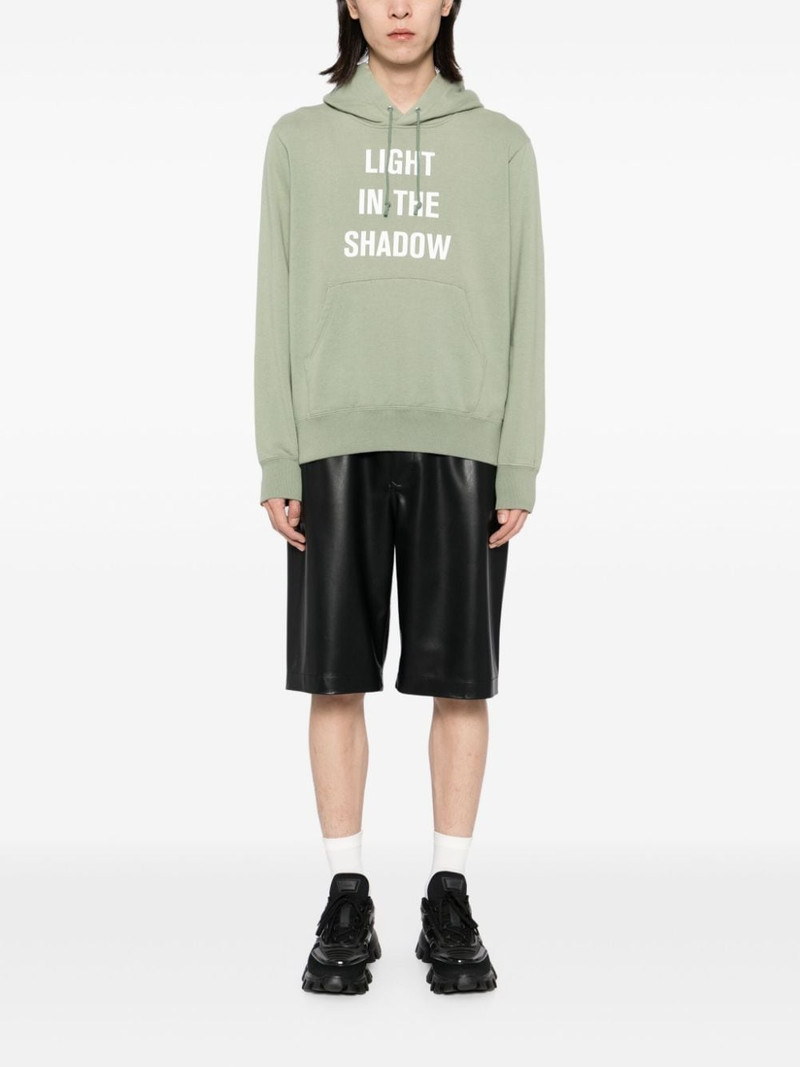 UNDERCOVER slogan-printed hoodie outlook