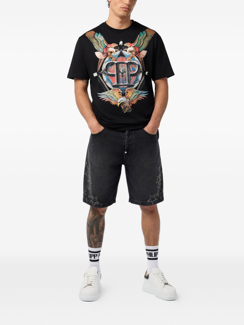 PHILIPP PLEIN printed round-neck T-shirt outlook