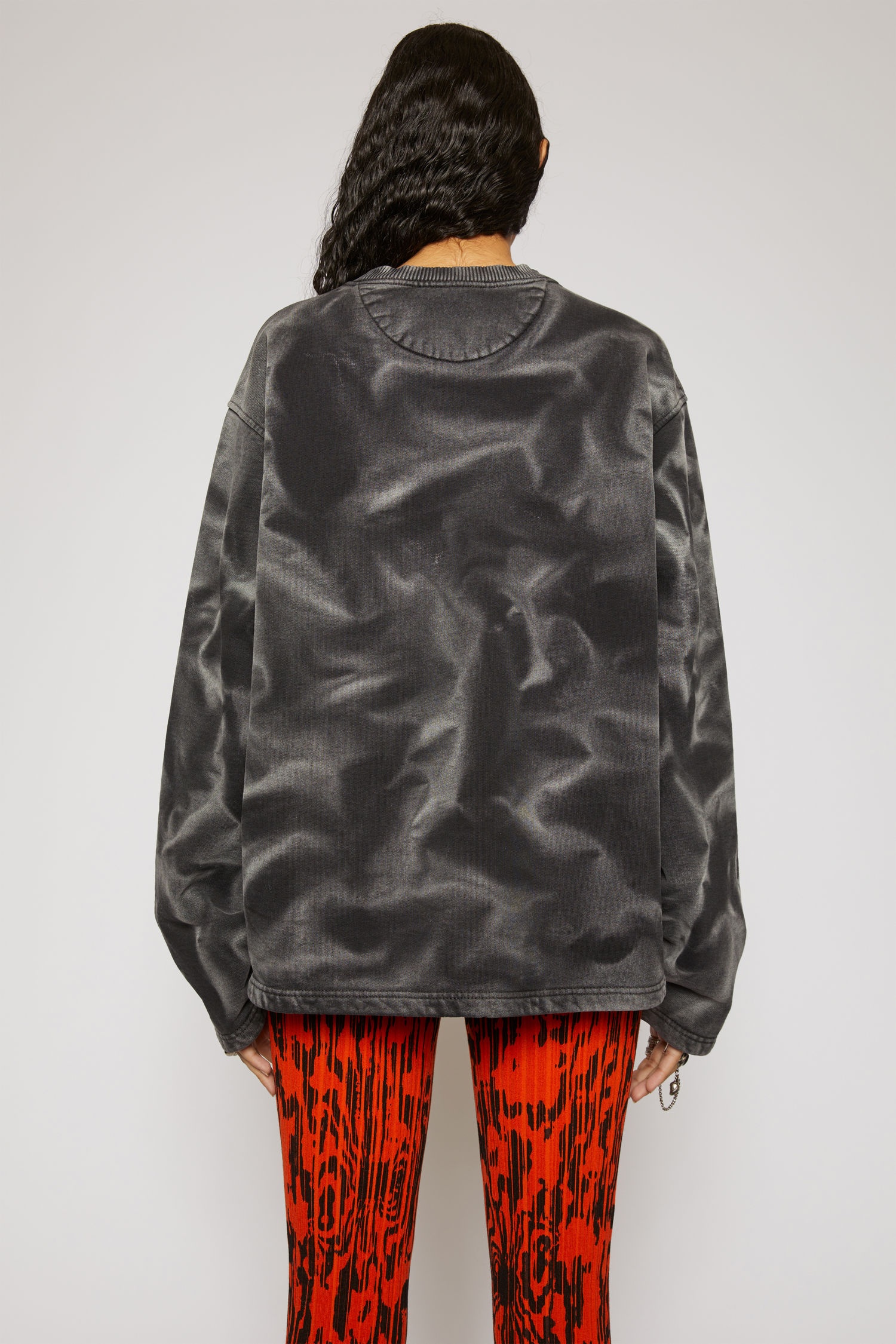 Tie-dye sweatshirt black - 4