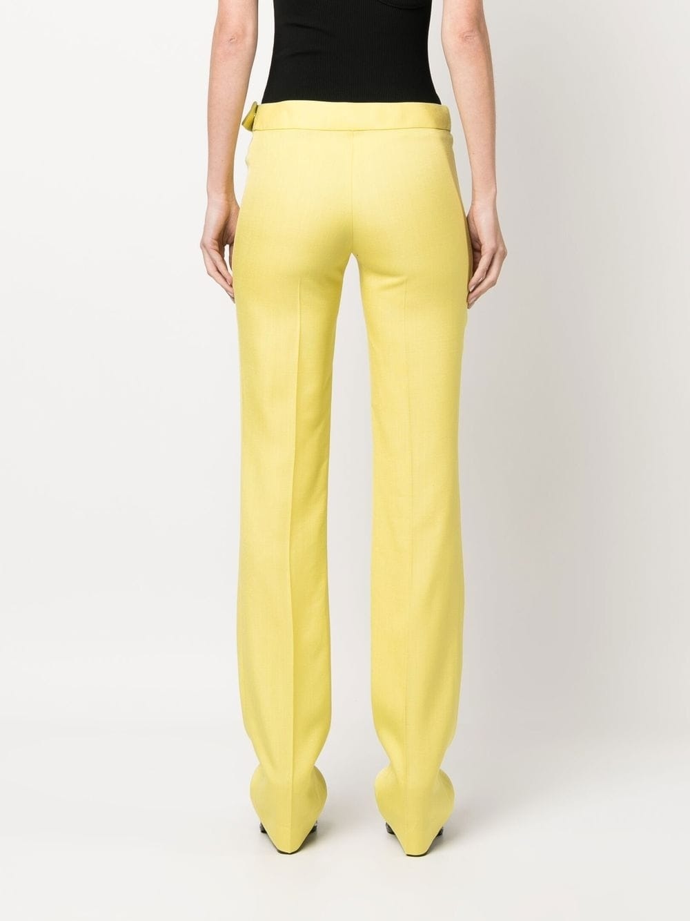 straight-leg tailored trousers - 4
