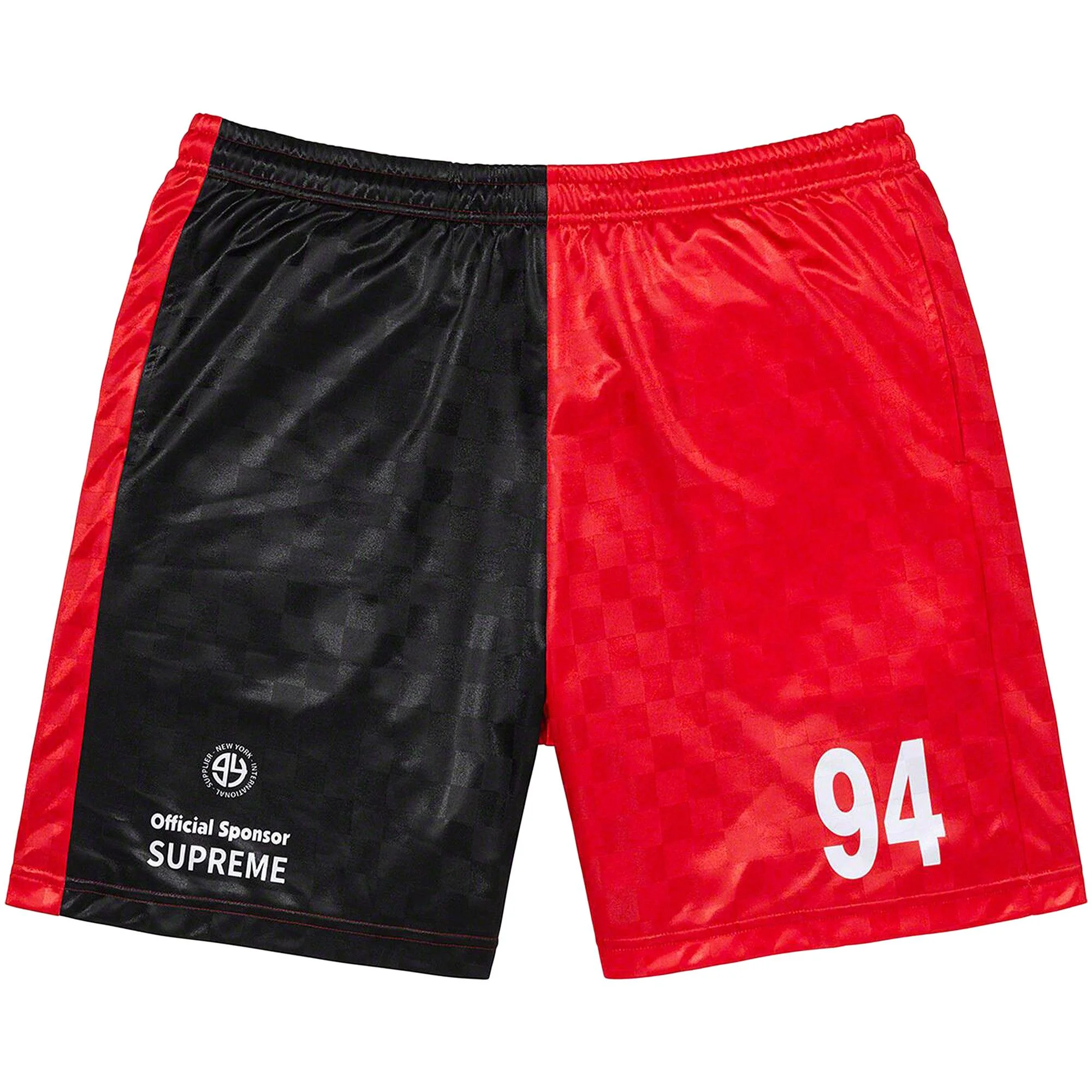 Supreme Split Soccer Short 'Black' - 1