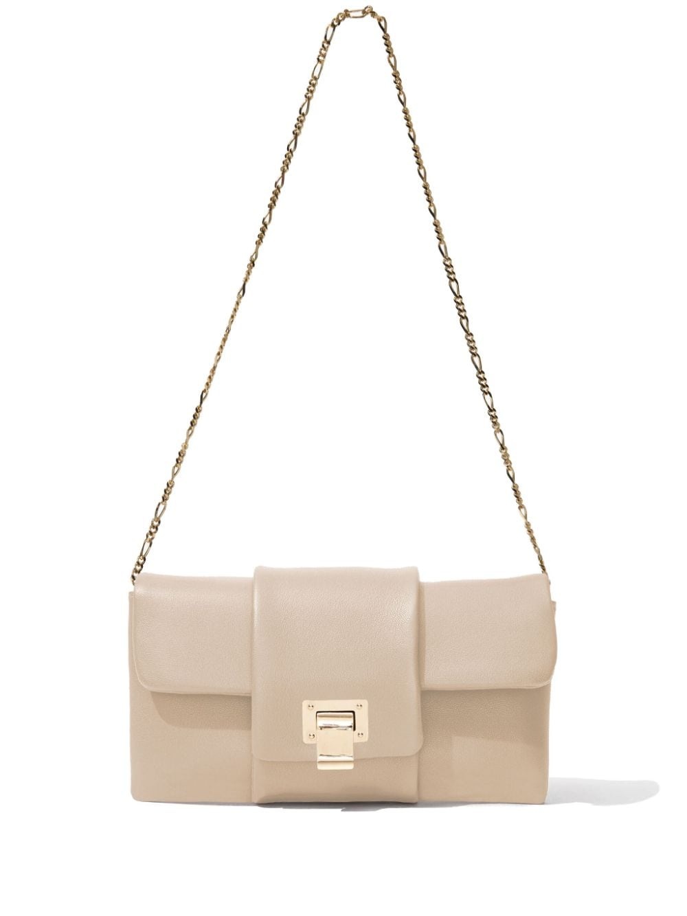 Flip leather shoulder bag - 1