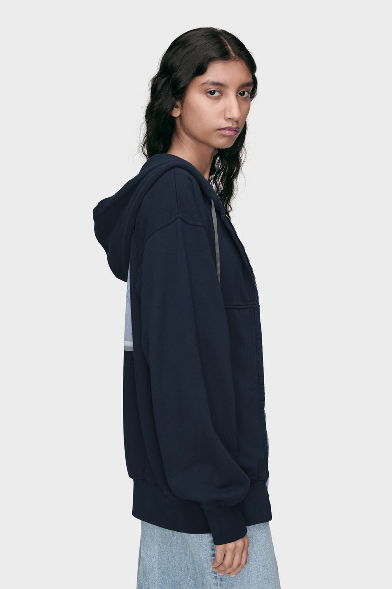 Cotton Zip Hooded Sweatshirt 3