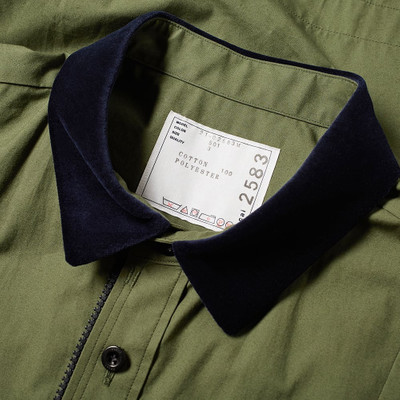 sacai Sacai Poplin Overshirt outlook