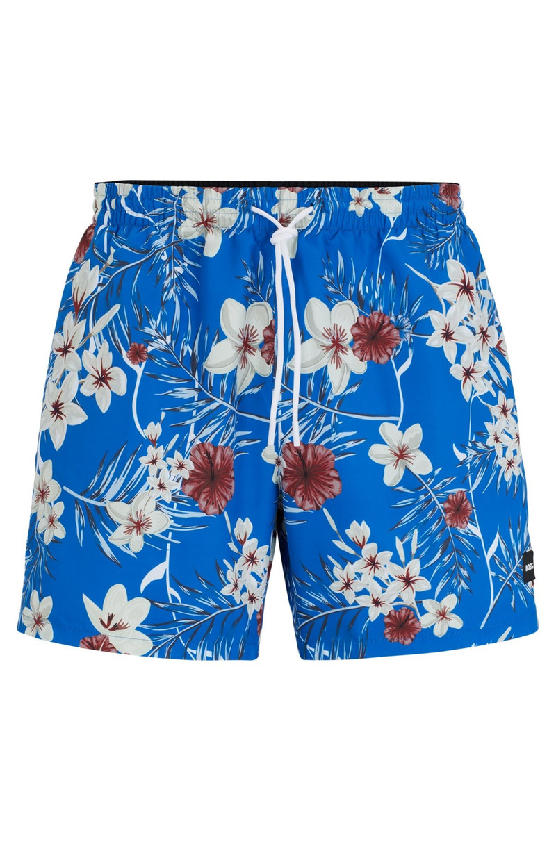 FULLY LINED SWIM SHORTS WITH SEASONAL PRINT 1