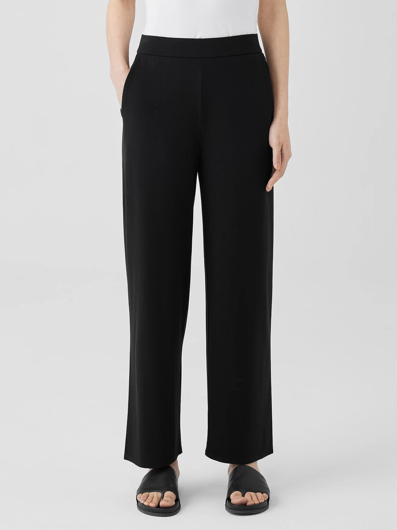 Stretch Jersey Knit Straight Pant 3