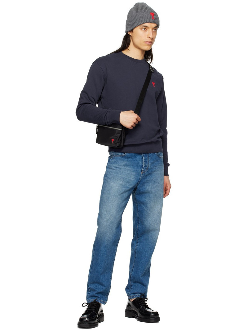 AMI Paris Black Square Toe Derbys outlook