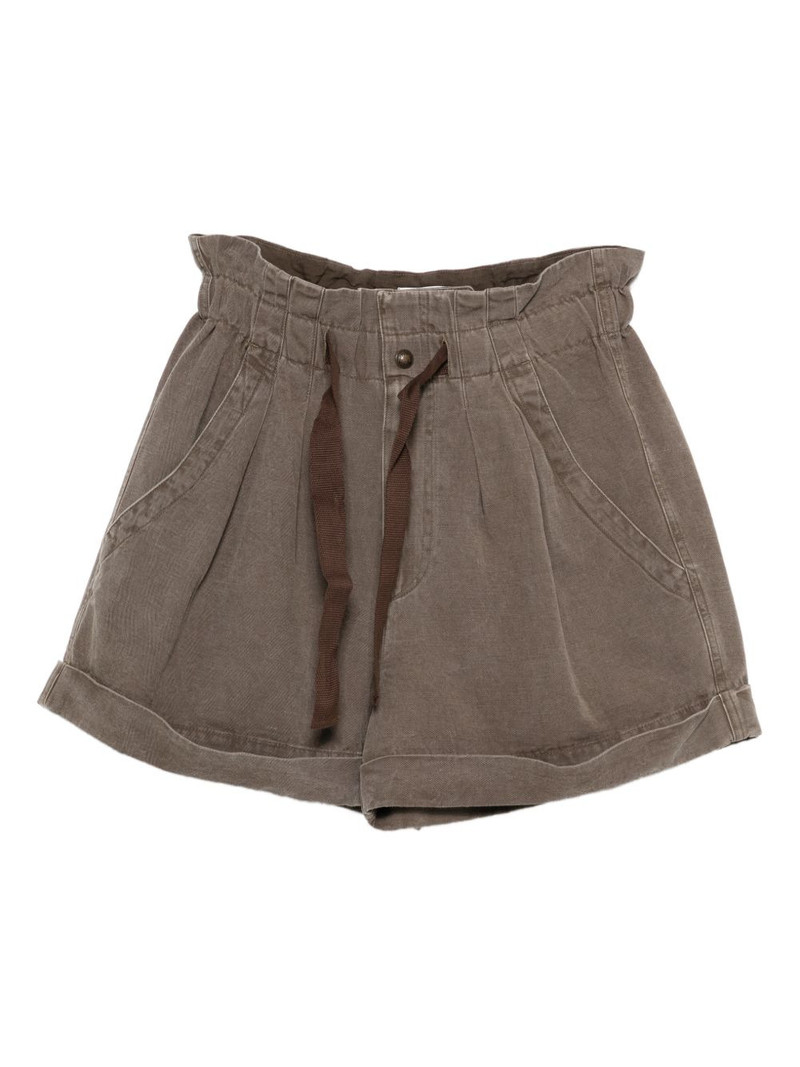 Nirma drawstring pleated shorts 1