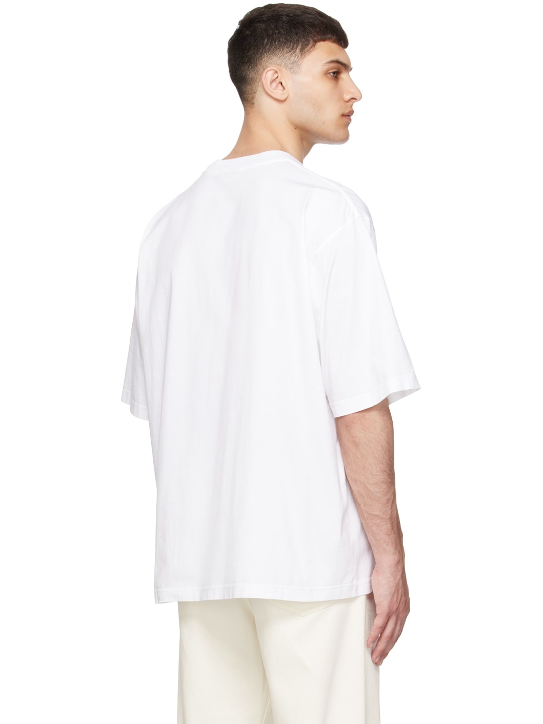 White Flower Prints T-Shirt - 3