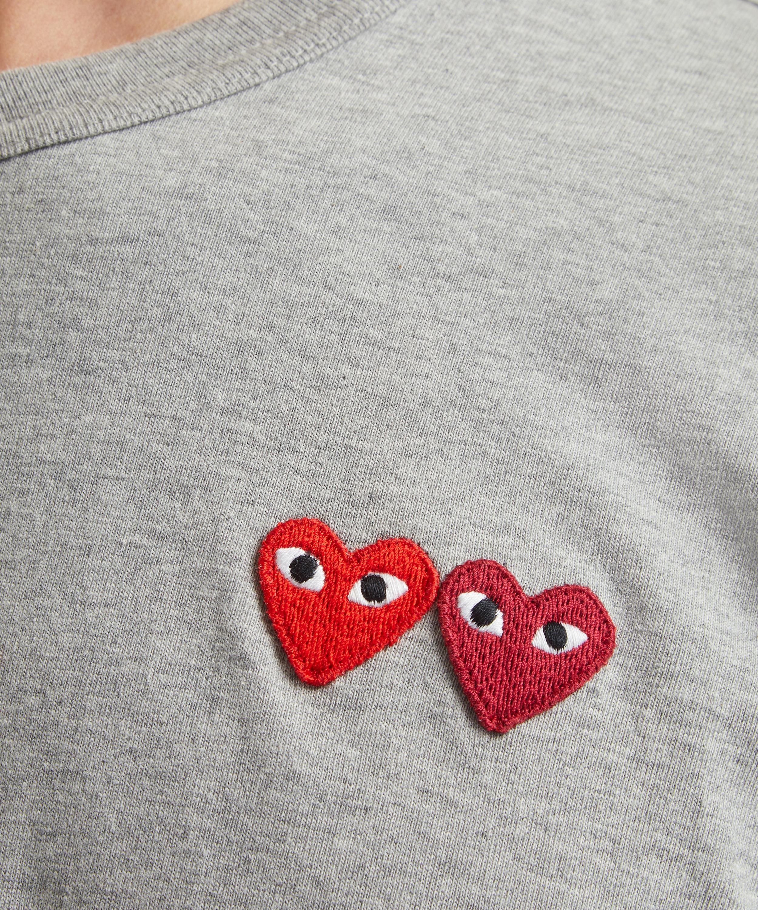 Double Heart Badge T-Shirt - 5