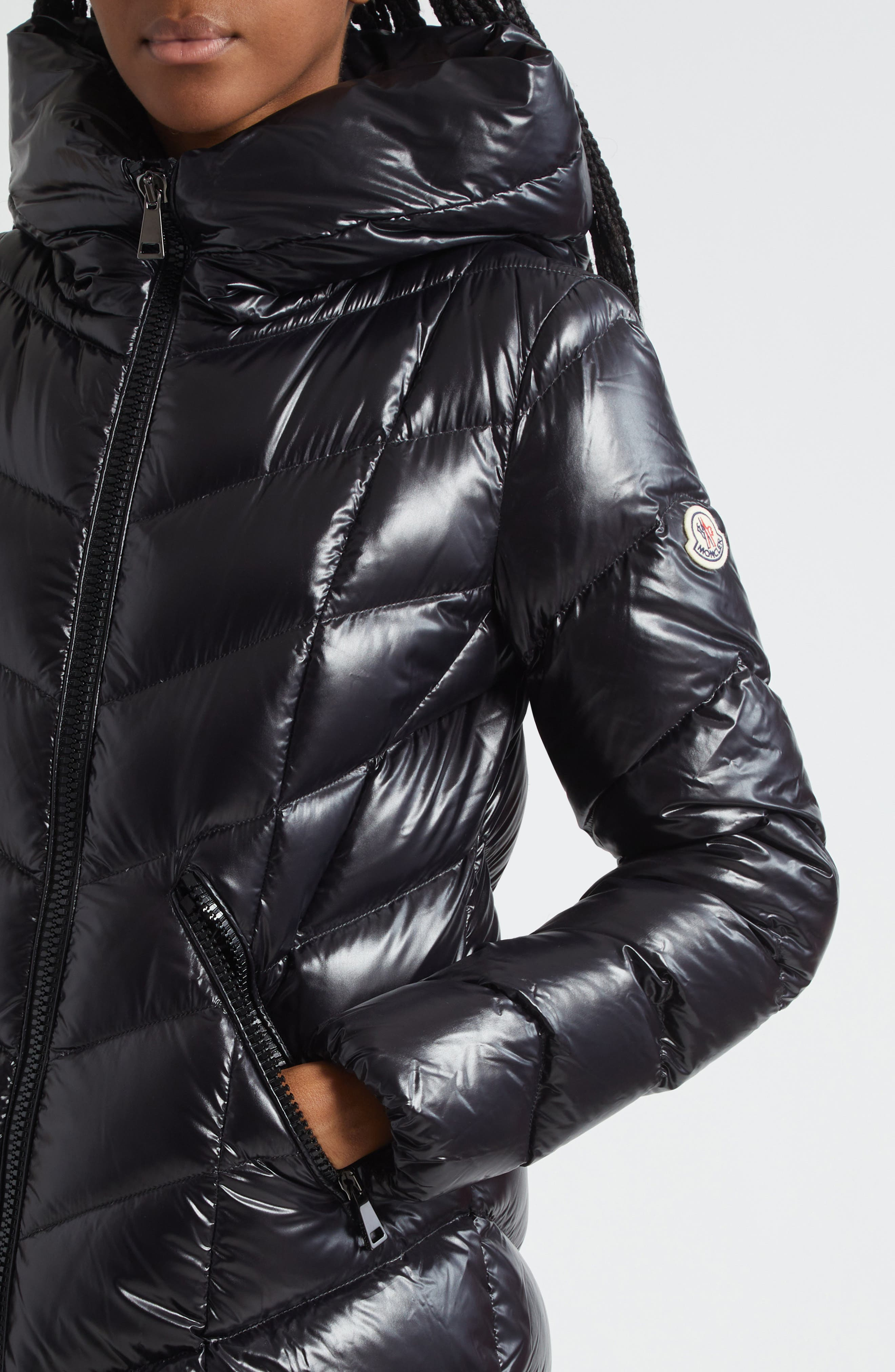 Moncler Marus Quilted Down Puffer Coat in Black at Nordstrom - 4