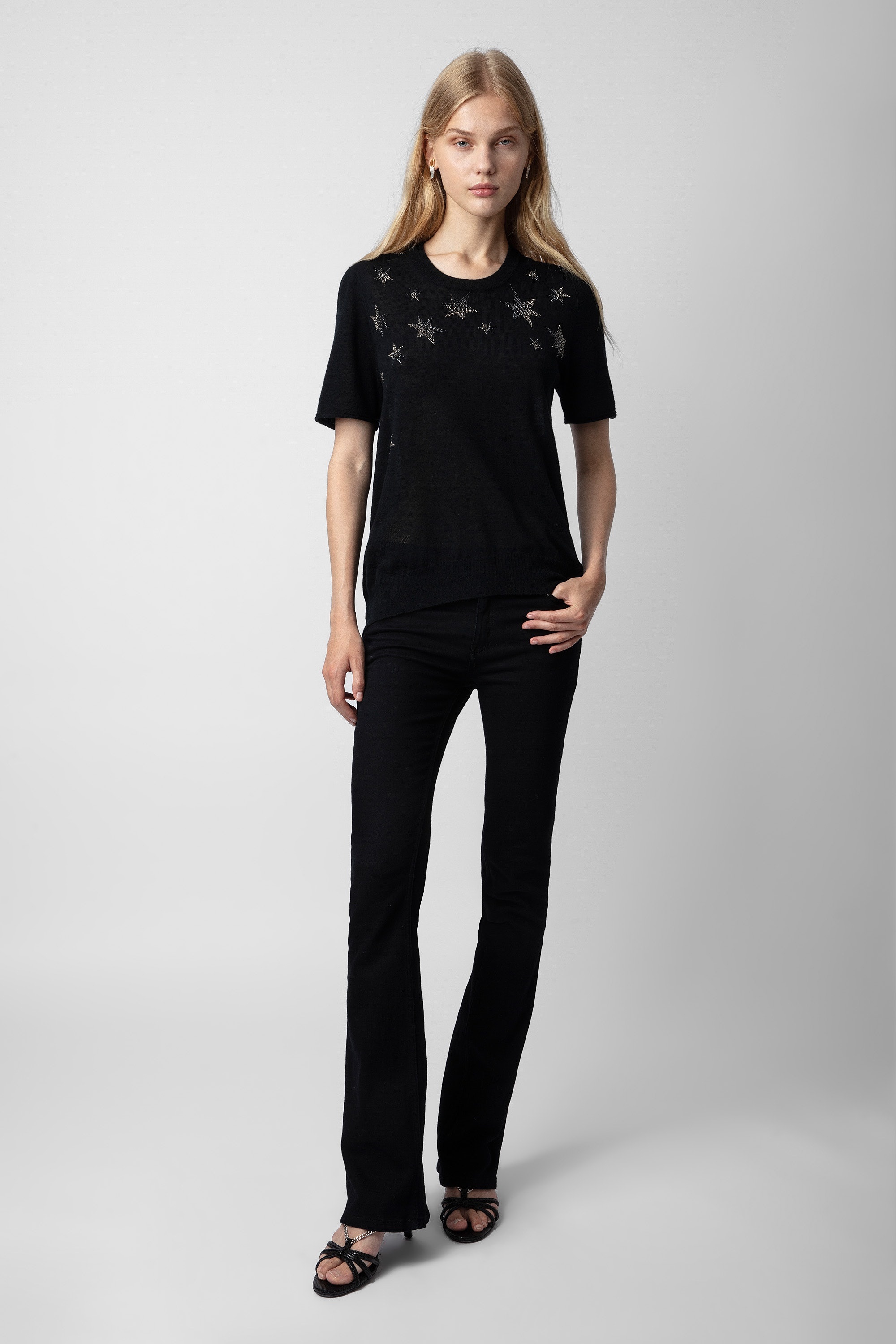 Ida Stars Strass Cashmere Sweater - 3