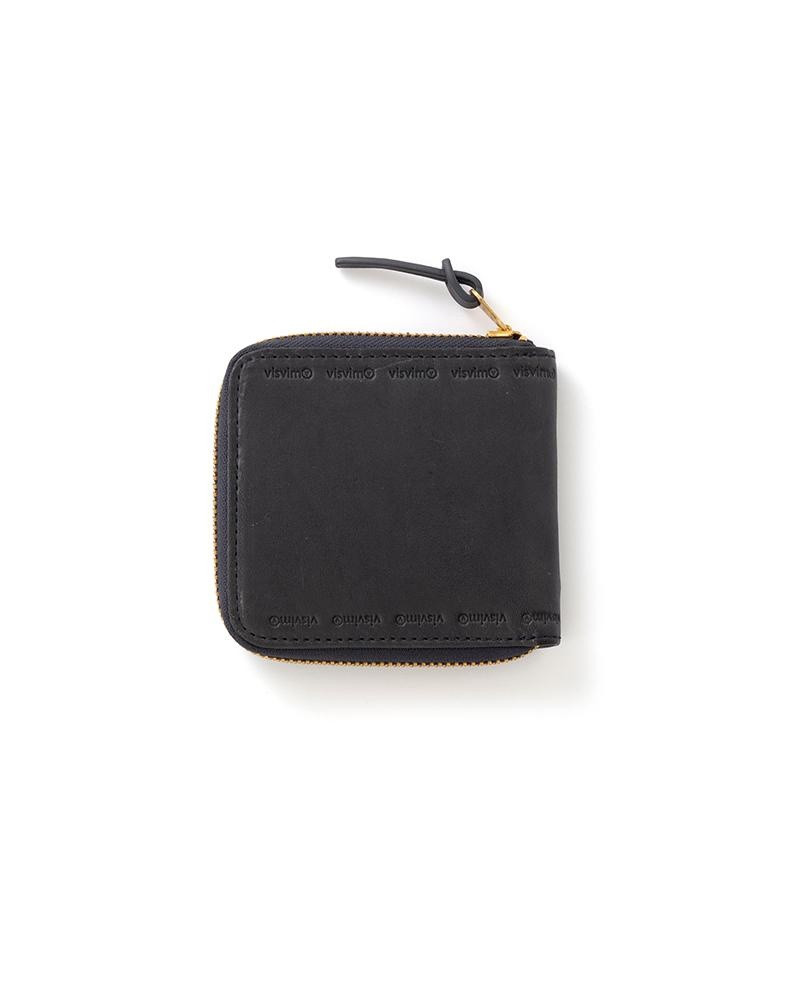 visvim LEATHER BI-FOLD NAVY outlook