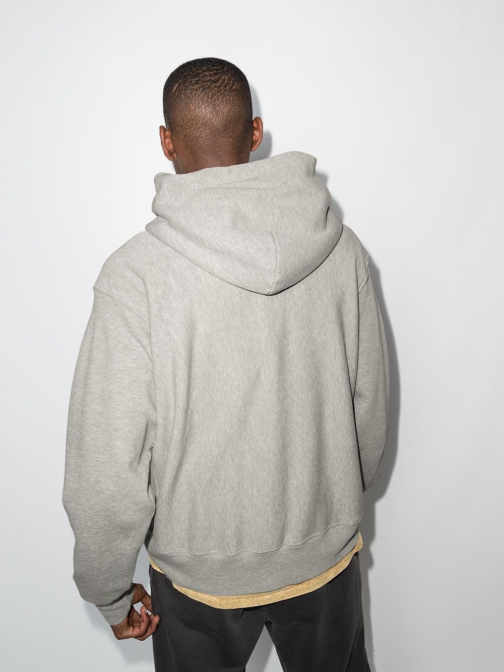long-sleeved cotton hoodie - 3