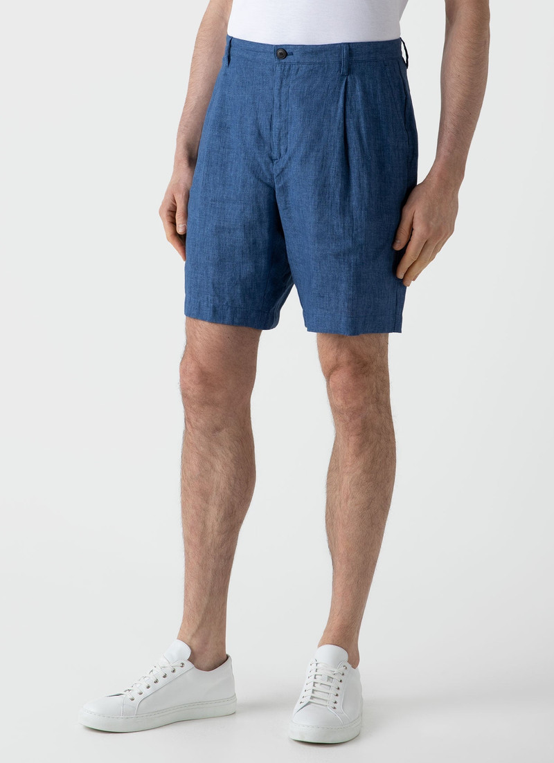Sunspel Pleated Linen Short outlook