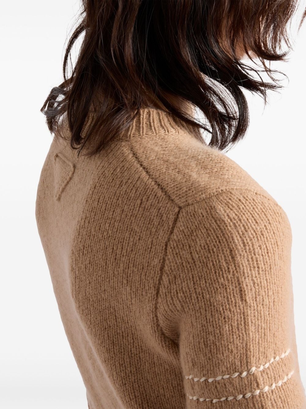 cashmere mini dress - 6