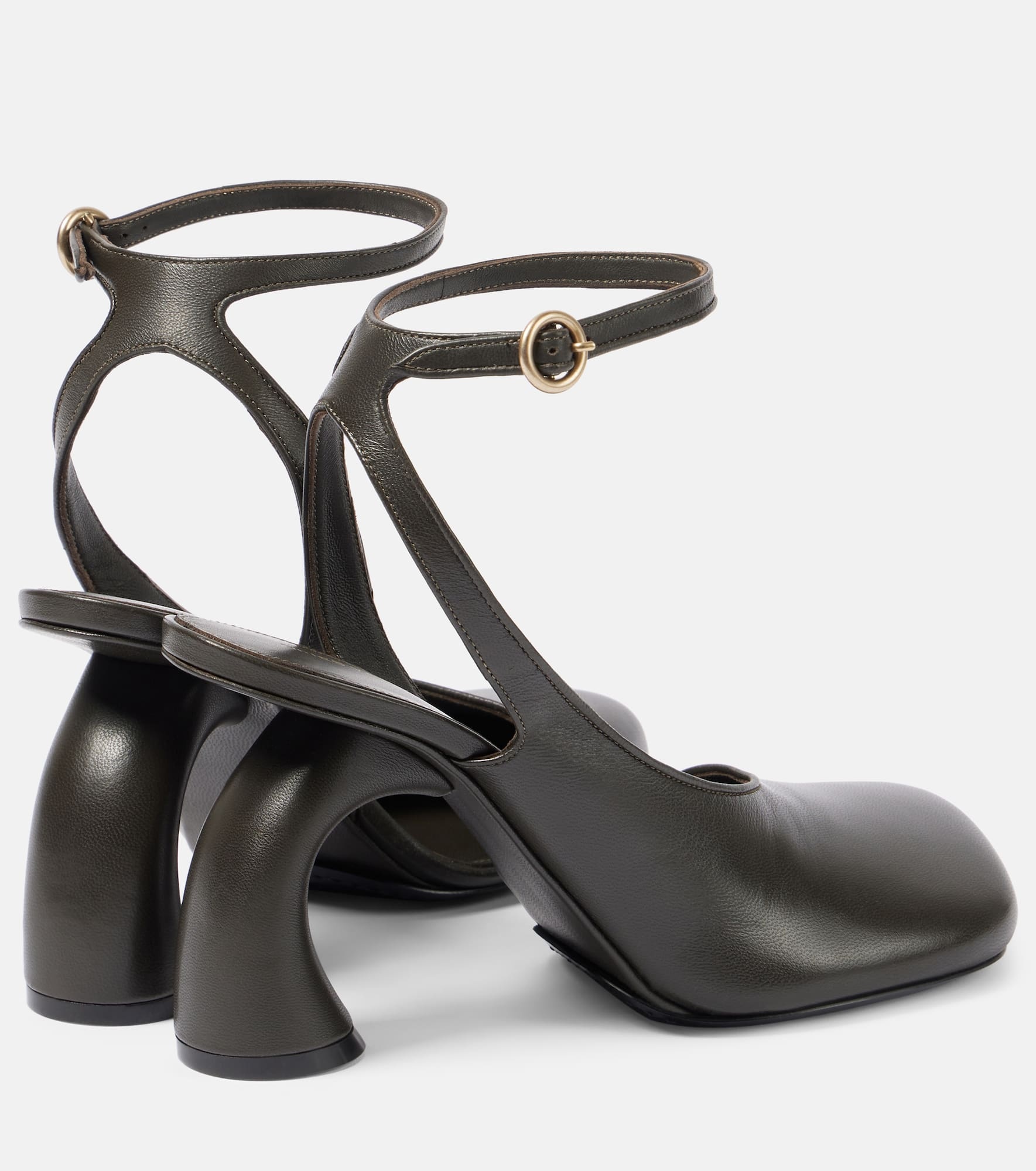 Leather slingback pumps - 2