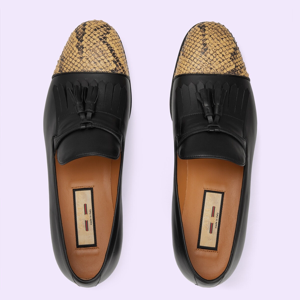 Men's anaconda loafer with tassel - 5