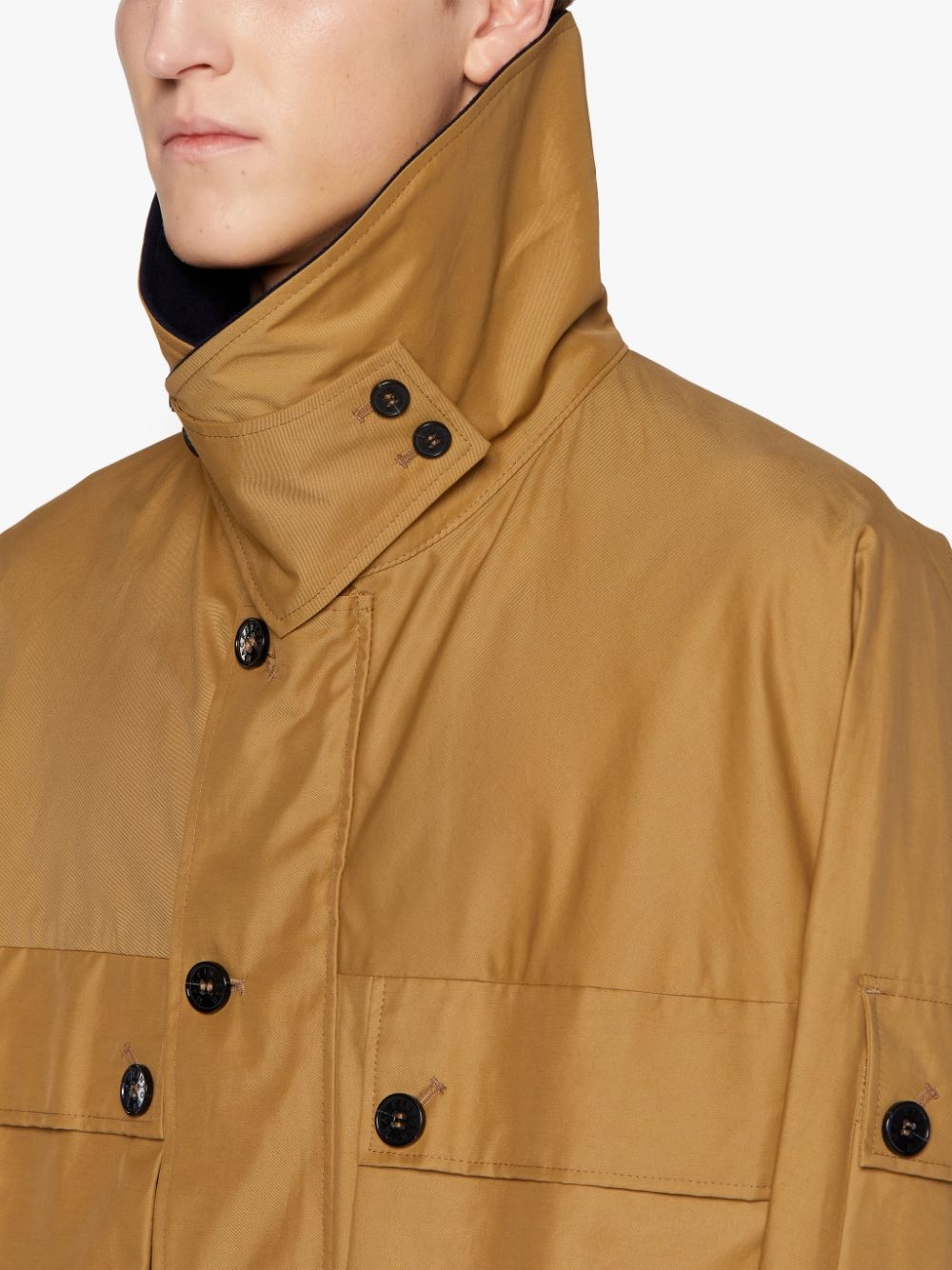 SPRING STREET MOCHA COTTON BLEND JACKET | GMM-221 - 5