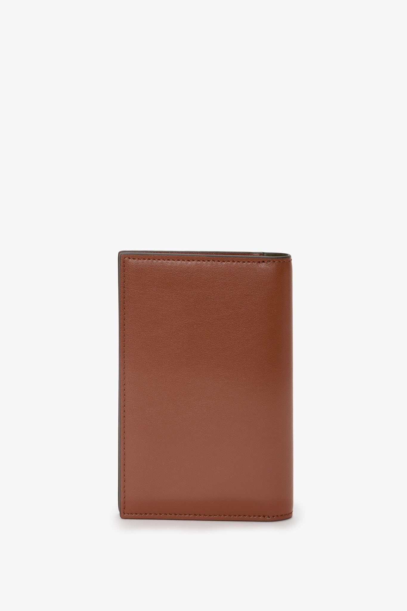 Passport Holder In Tan Smooth Leather - 4