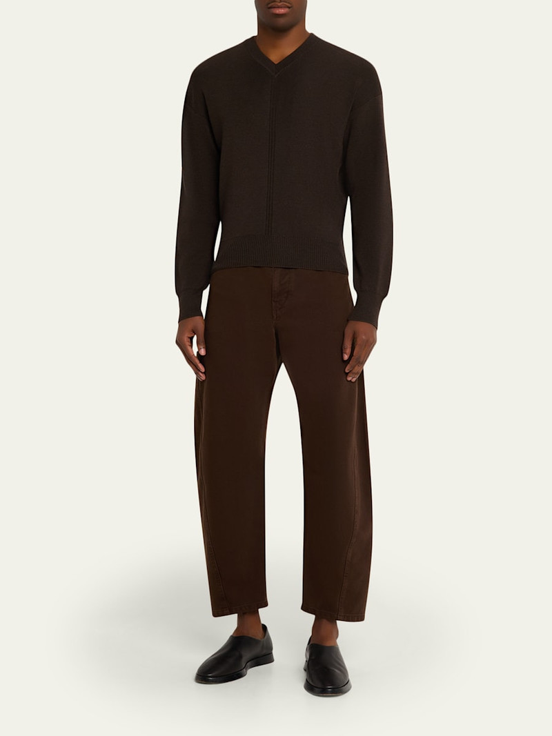 Lemaire Men's Merino Blend V-Neck Sweater outlook