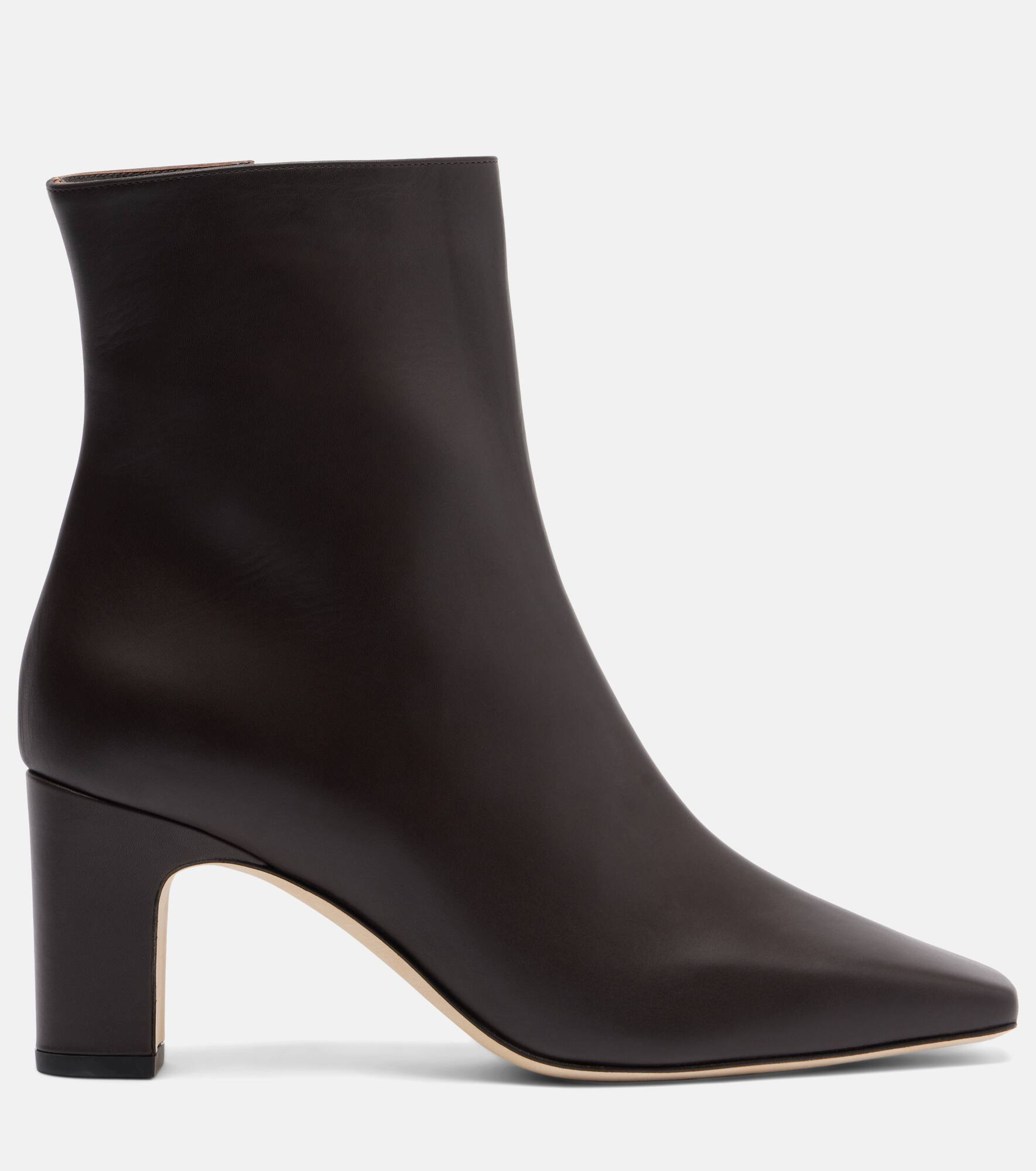 Ofaralo 70 leather ankle boots - 4