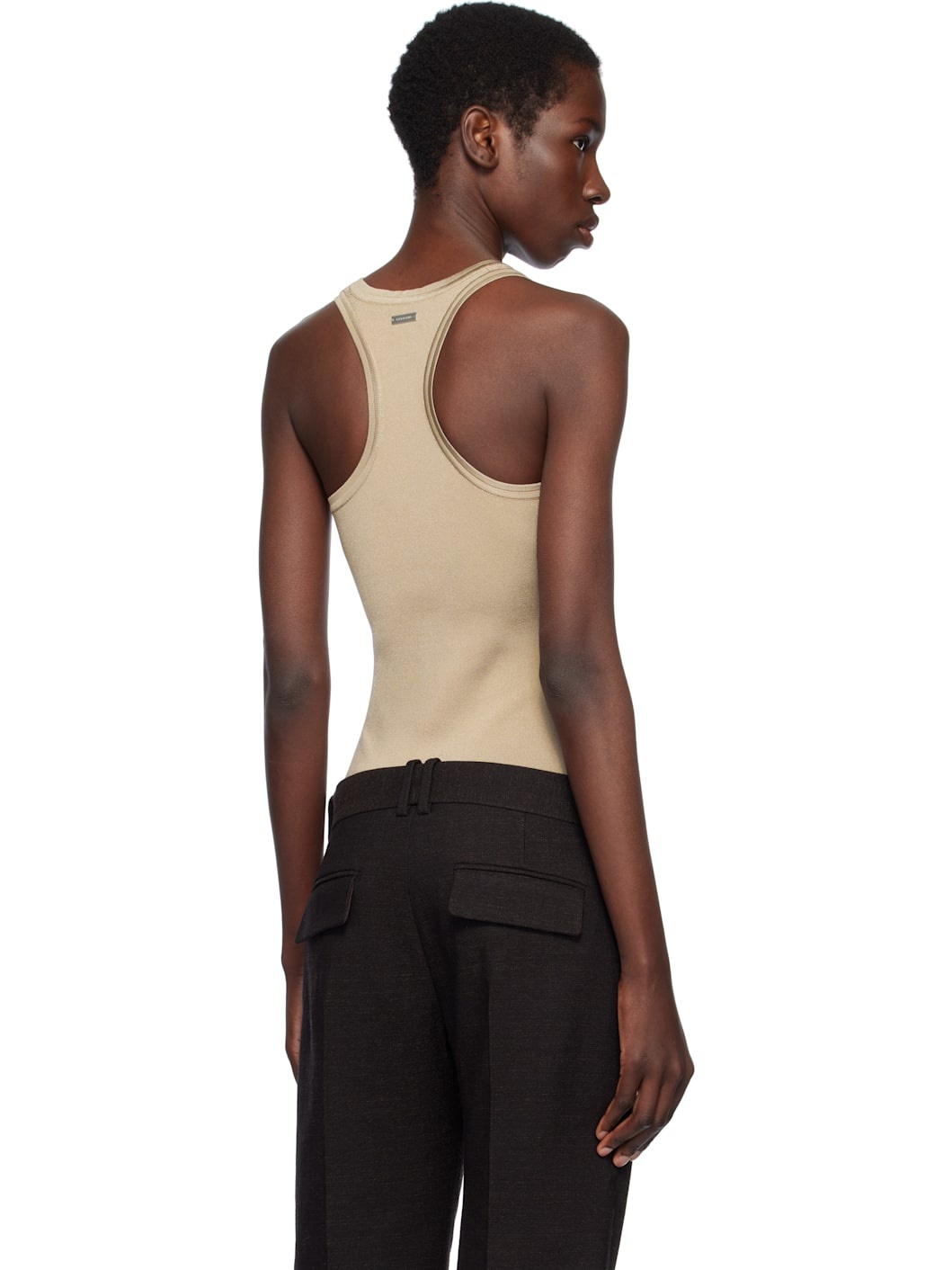 Khaki Knitted Bodysuit - 3