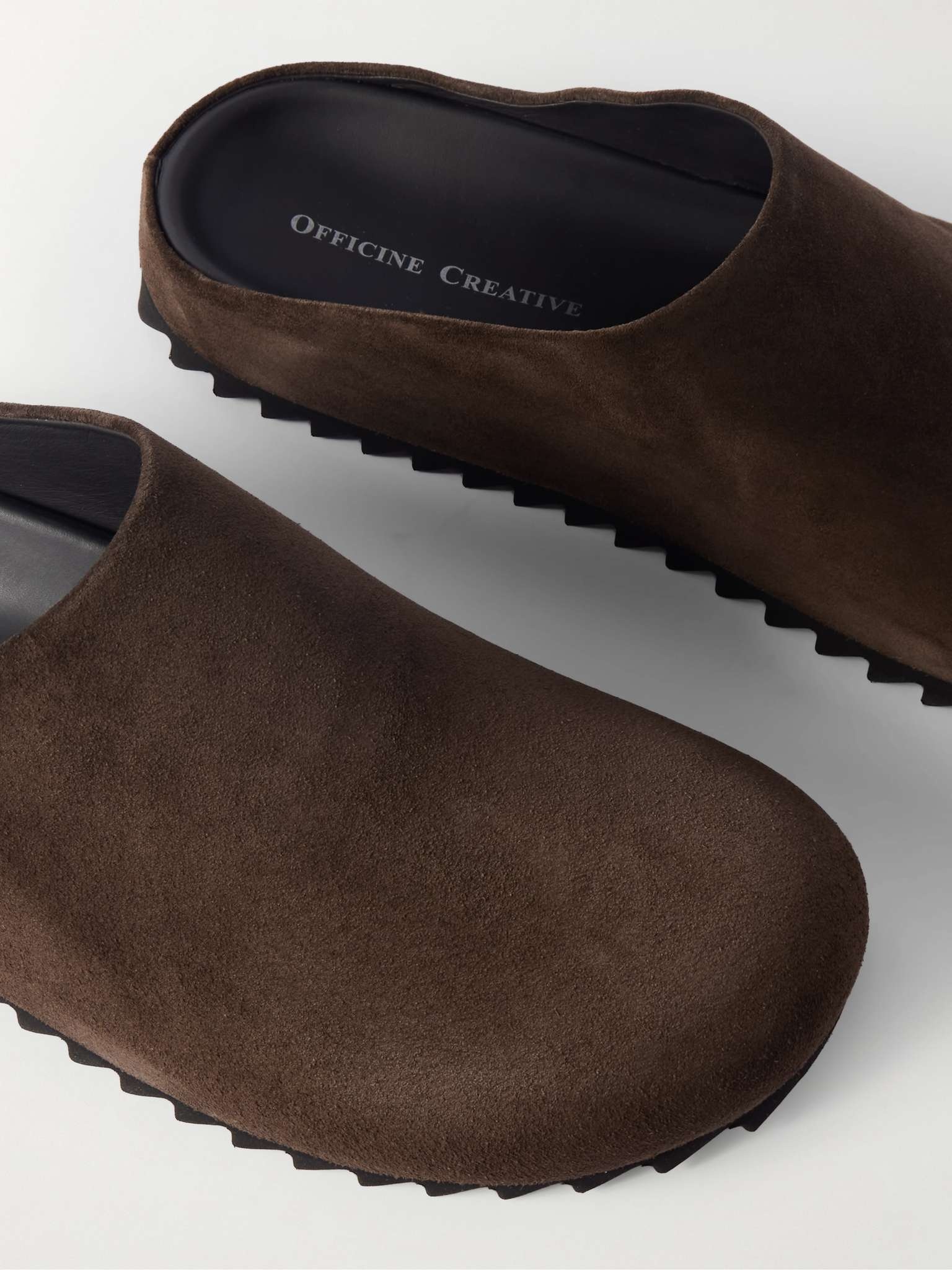 Babouche 001 Suede Clogs - 5