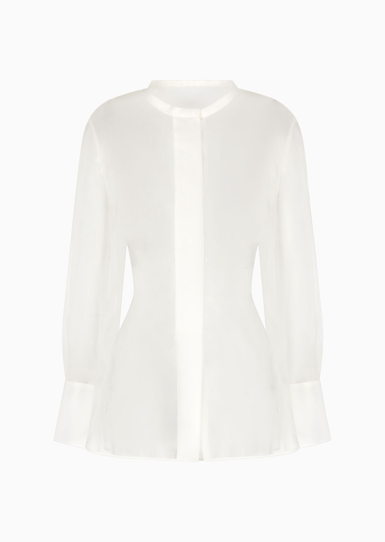 Silk-organza shirt - 1