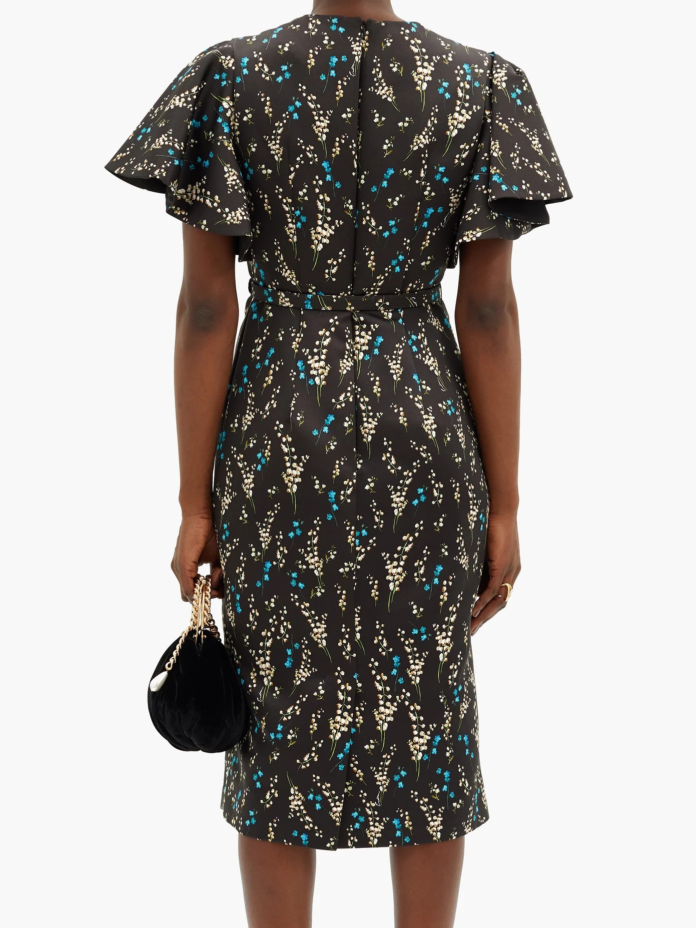 Gaia Willow Ditsy-print silk dress - 5