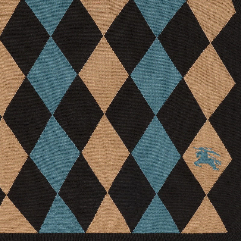 Burberry Argyle Wool Sweater Vest outlook