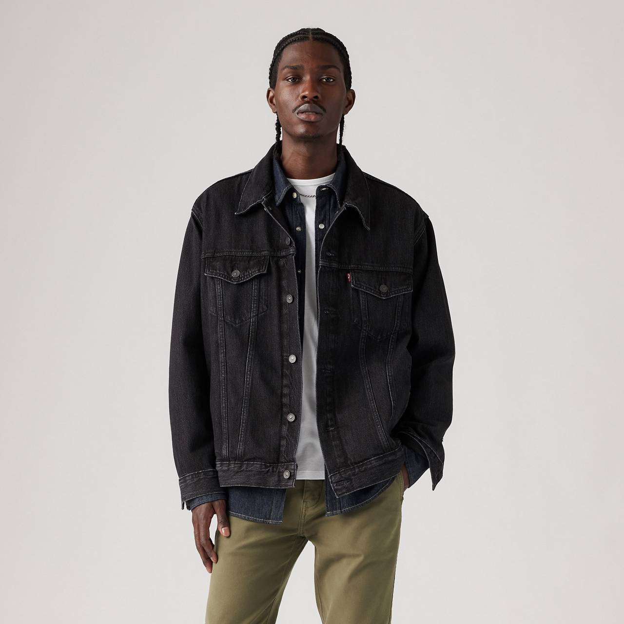 RELAXED FIT TRUCKER JACKET - 2