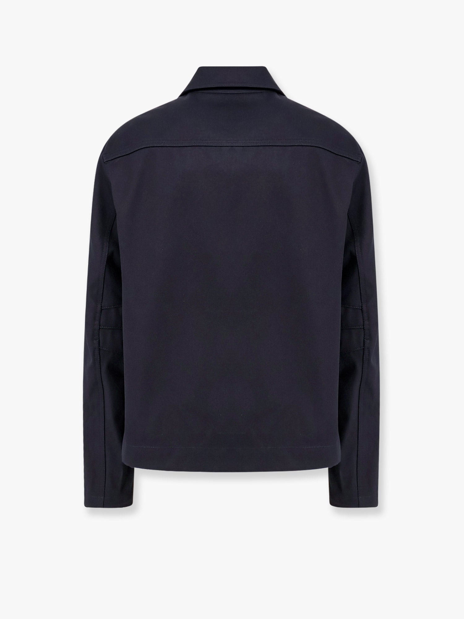 Gucci Men Cotton Gabardine Jacket With Embossed Logo - 4
