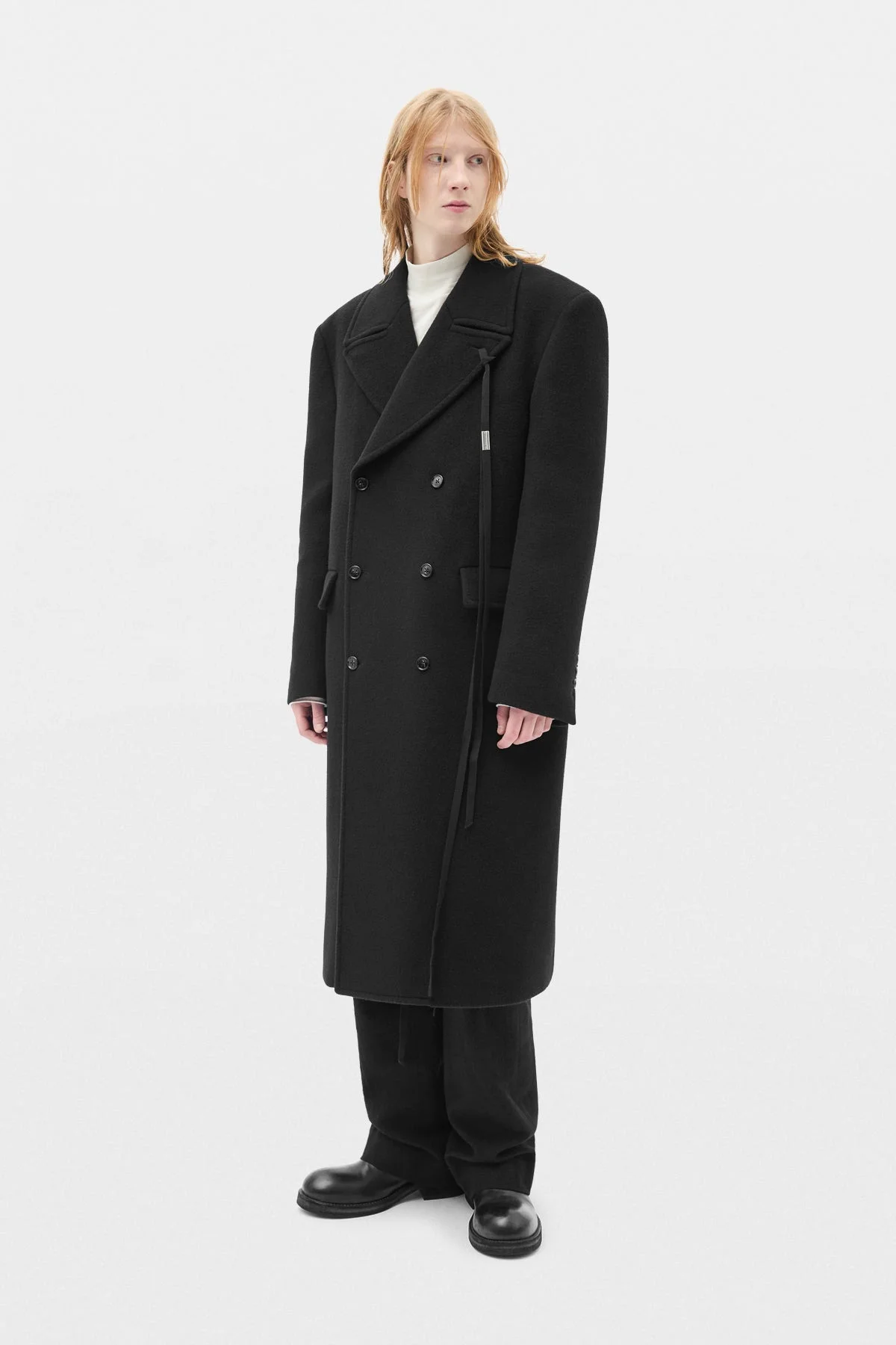 Jake High Comfort Pick Lapel Double Breasted Coat - 1